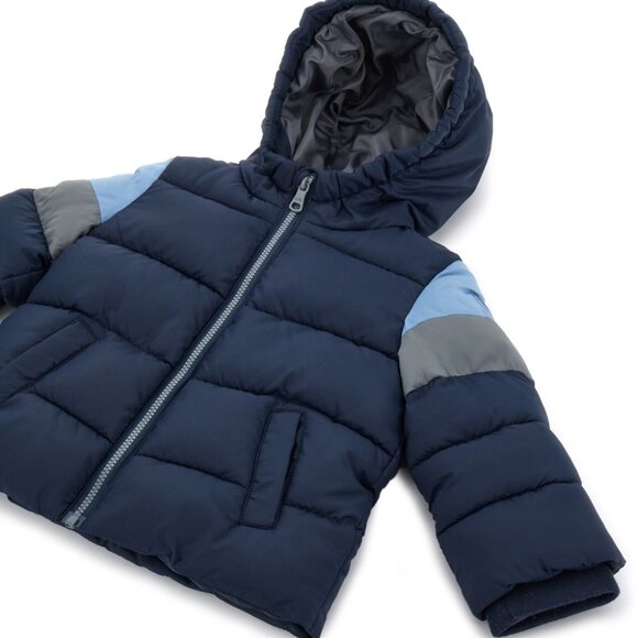 New - Original Marines, Italy - US Seller - ZIP UP HOODED TODDLER BOY COAT - Picture 2 of 7